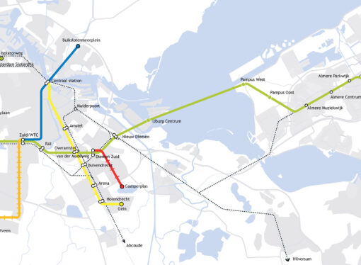 Een tunnel/brug met/zonder autoweg over het IJmeer komt er snel/nooit*